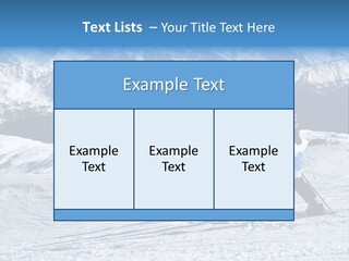 Young Boys Skiing PowerPoint Template