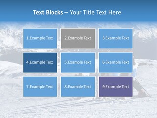 Young Boys Skiing PowerPoint Template