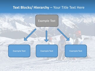 Young Boys Skiing PowerPoint Template