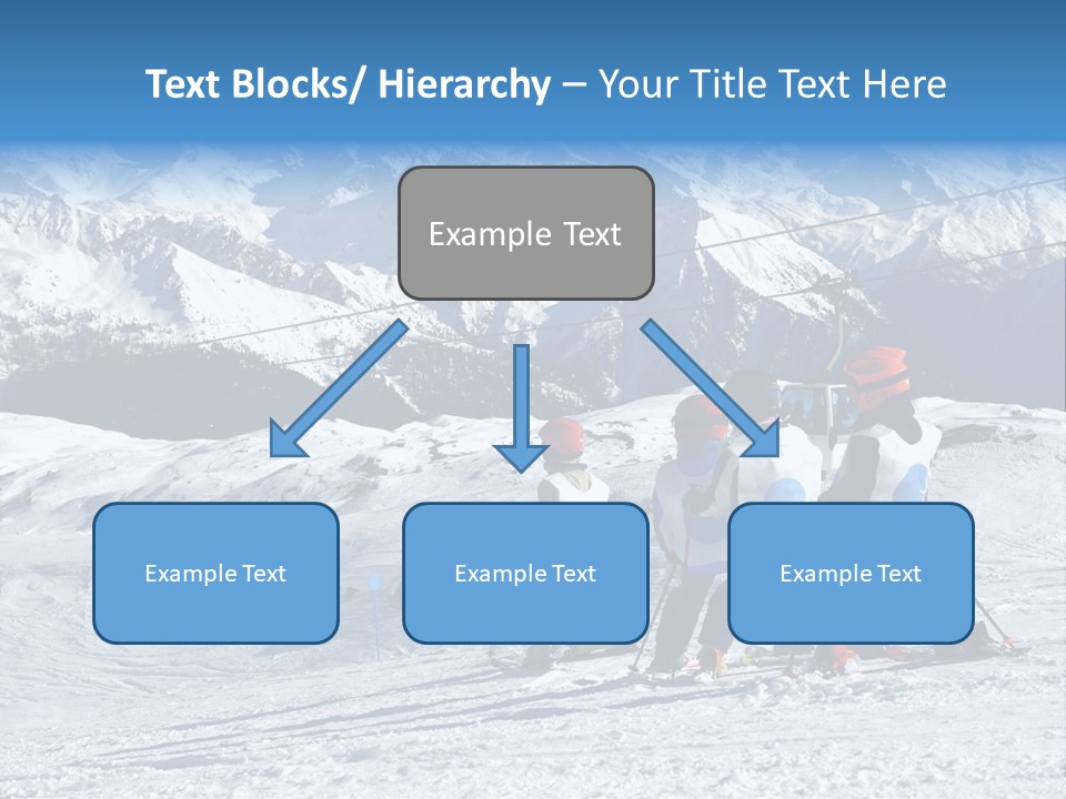 Young Boys Skiing PowerPoint Template