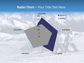 Young Boys Skiing PowerPoint Template