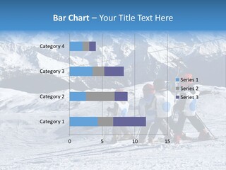Young Boys Skiing PowerPoint Template