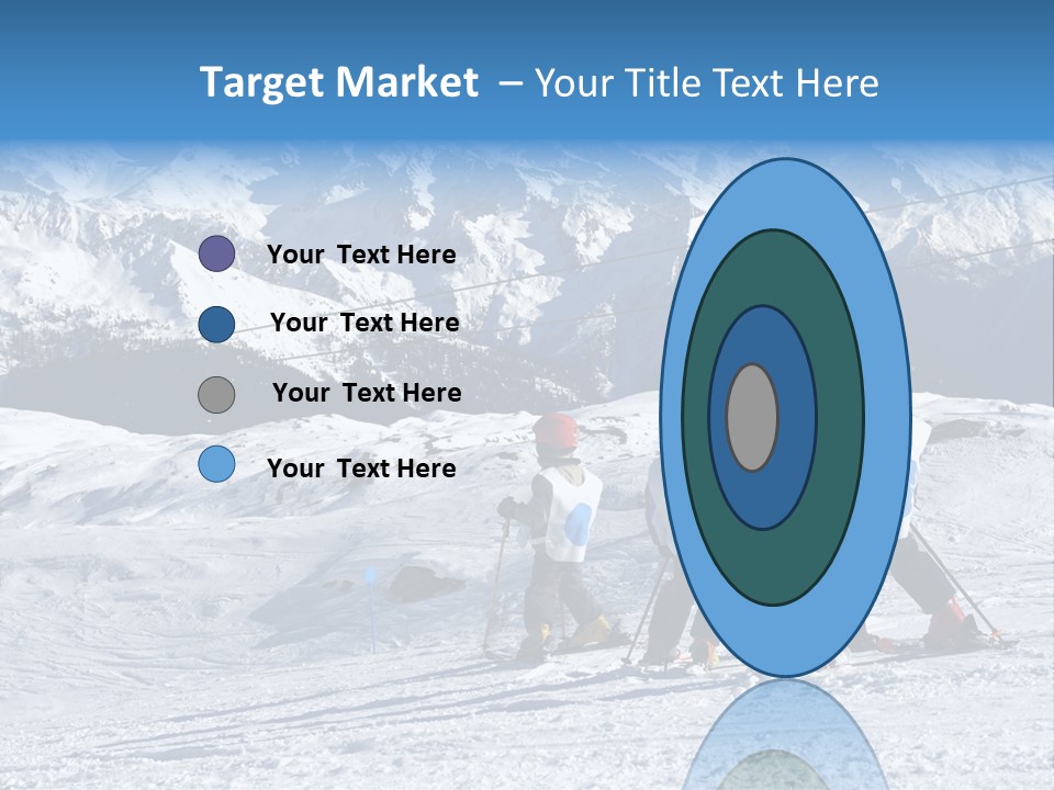 Young Boys Skiing PowerPoint Template