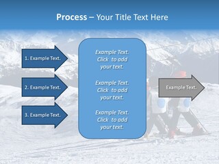 Young Boys Skiing PowerPoint Template