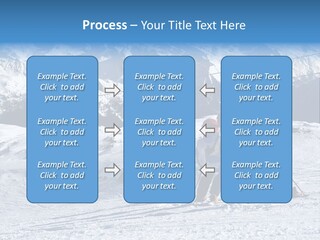 Young Boys Skiing PowerPoint Template