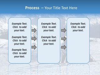 Young Boys Skiing PowerPoint Template