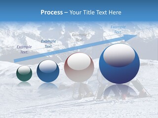 Young Boys Skiing PowerPoint Template
