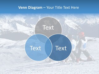 Young Boys Skiing PowerPoint Template
