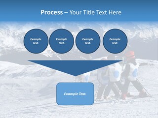 Young Boys Skiing PowerPoint Template