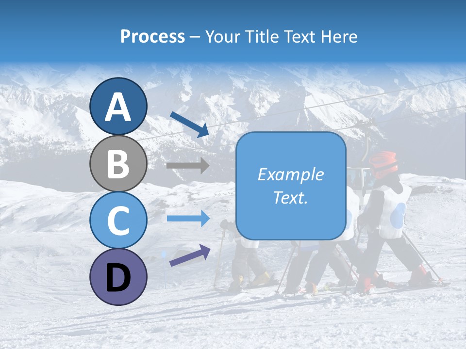 Young Boys Skiing PowerPoint Template