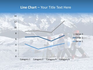 Young Boys Skiing PowerPoint Template