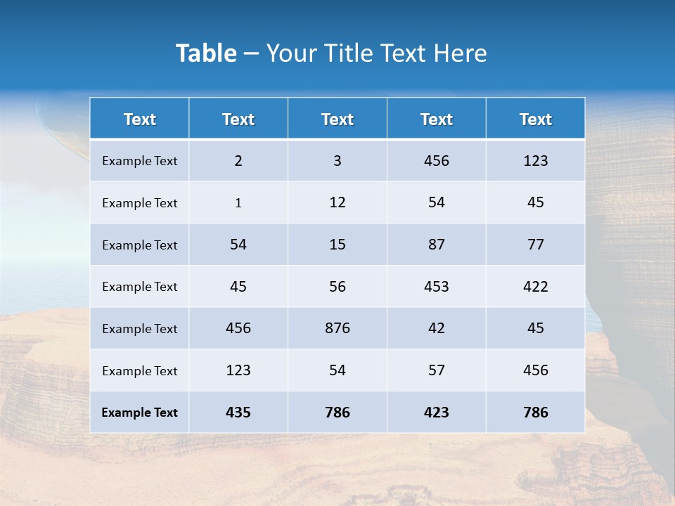 Zeppelin Flying Under Stone Arches PowerPoint Template