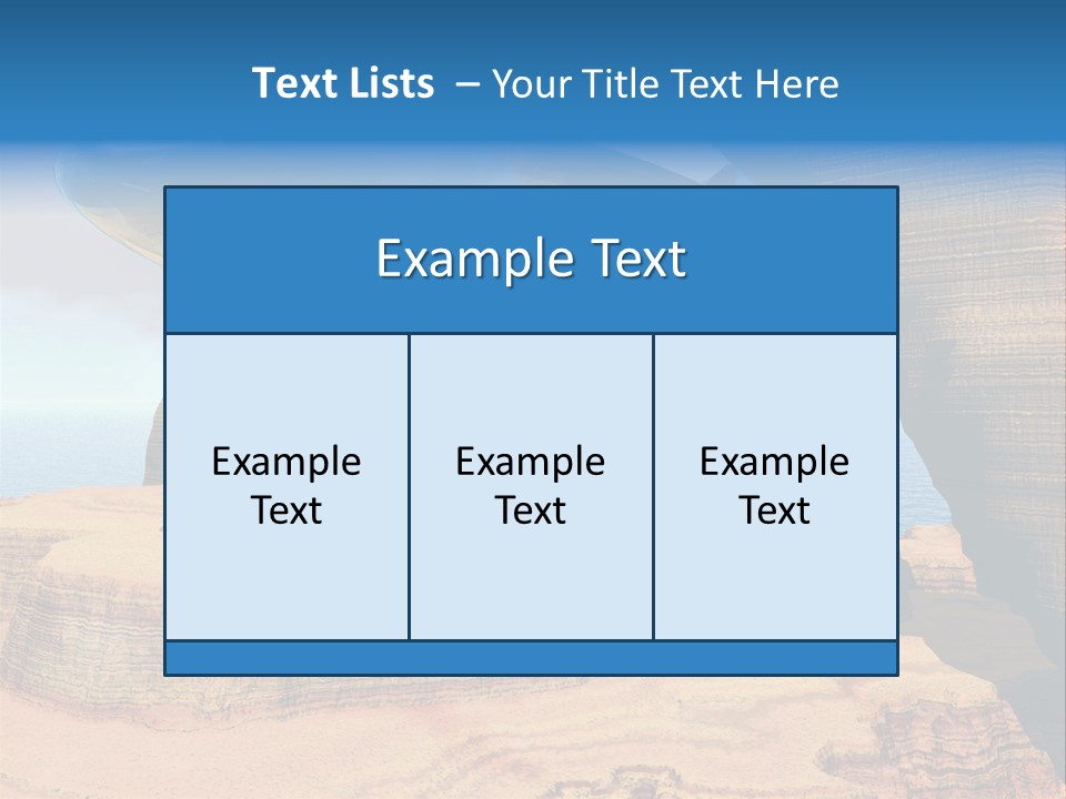 Zeppelin Flying Under Stone Arches PowerPoint Template