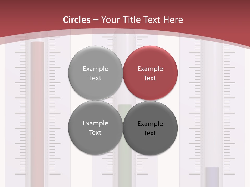 Perfect Cold, Warm, And Hot Thermometers Isolated On White PowerPoint Template