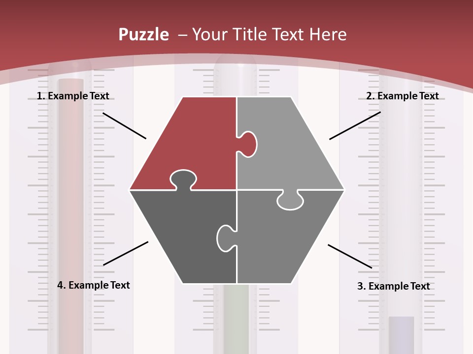Perfect Cold, Warm, And Hot Thermometers Isolated On White PowerPoint Template