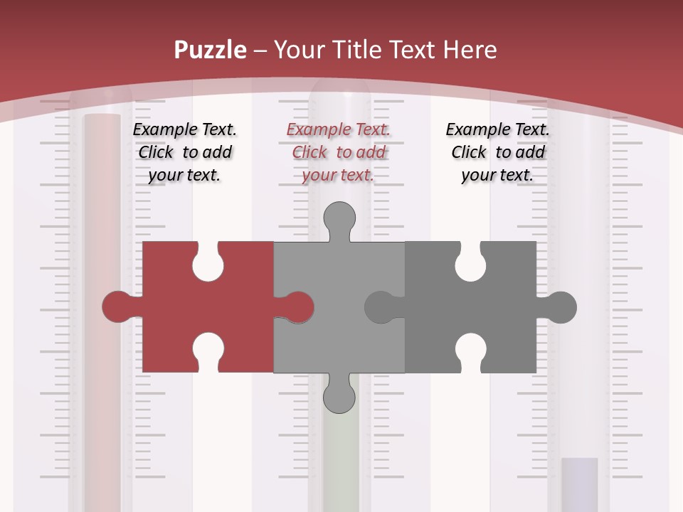 Perfect Cold, Warm, And Hot Thermometers Isolated On White PowerPoint Template