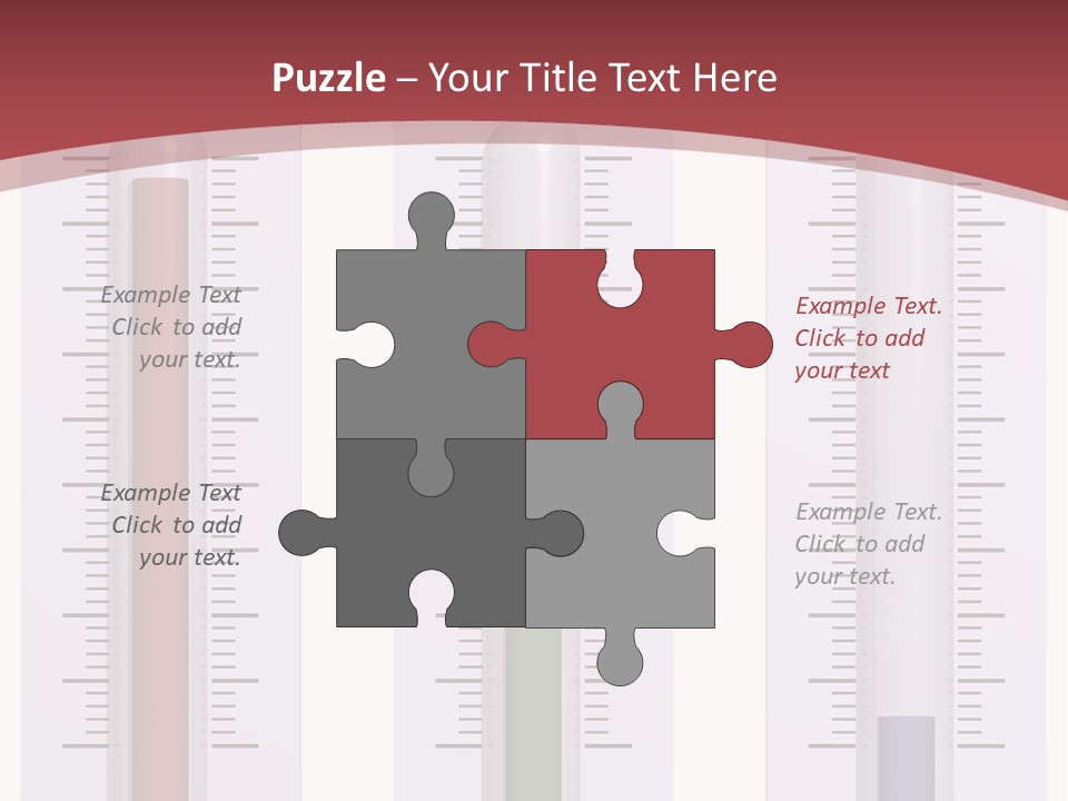 Perfect Cold, Warm, And Hot Thermometers Isolated On White PowerPoint Template