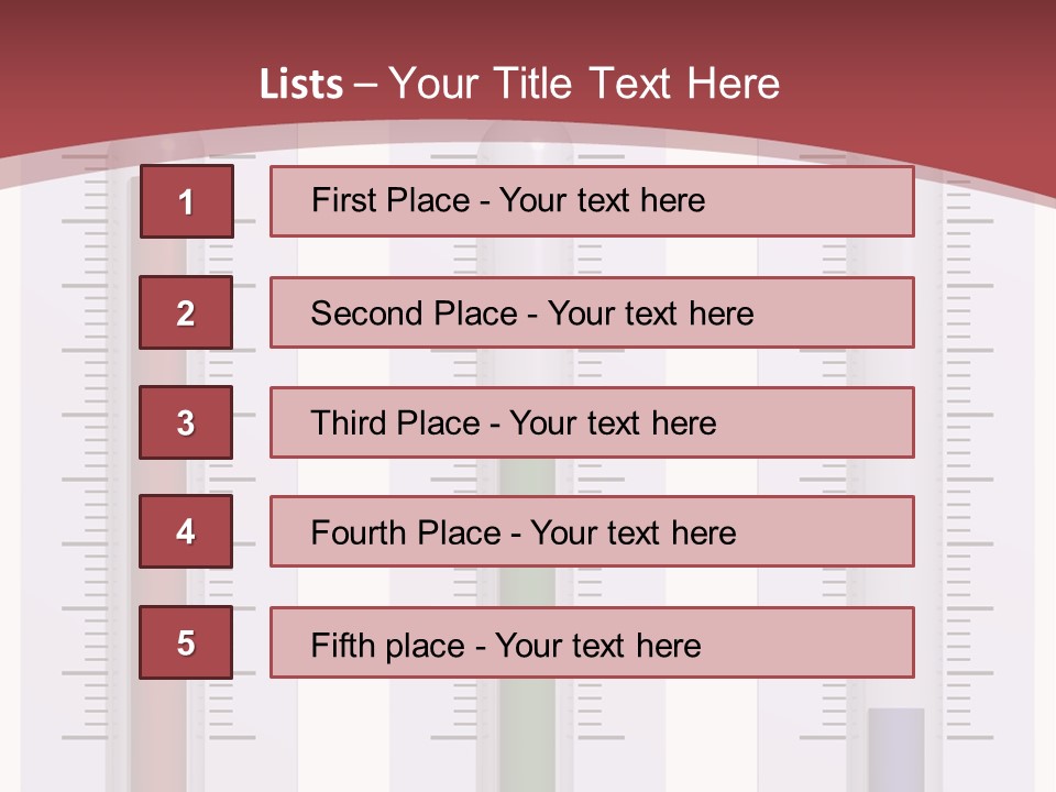 Perfect Cold, Warm, And Hot Thermometers Isolated On White PowerPoint Template