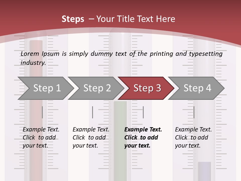 Perfect Cold, Warm, And Hot Thermometers Isolated On White PowerPoint Template