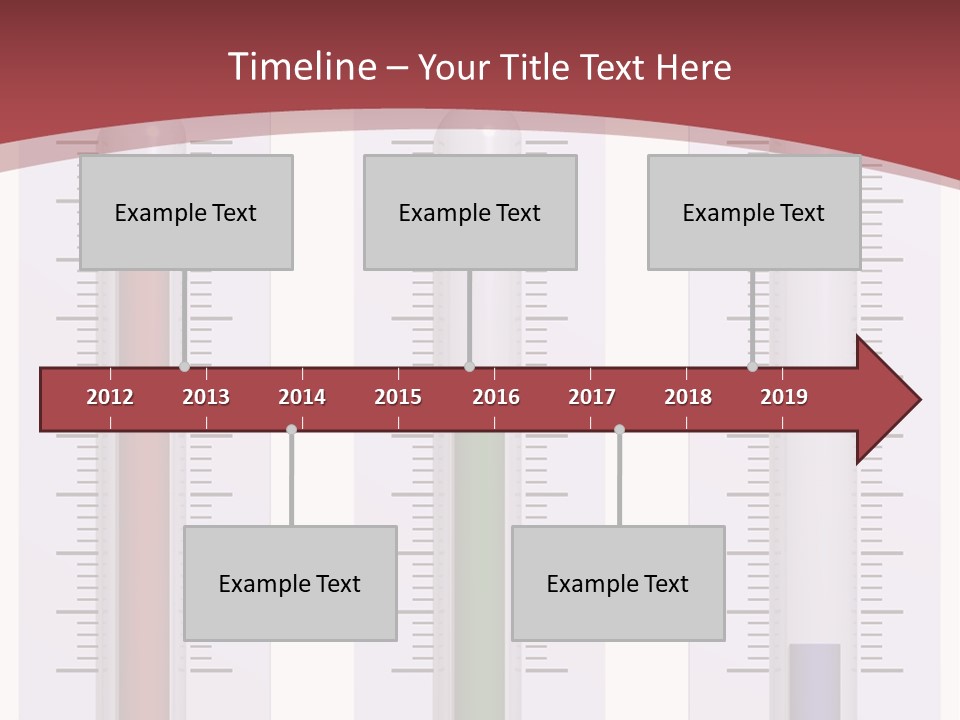 Perfect Cold, Warm, And Hot Thermometers Isolated On White PowerPoint Template