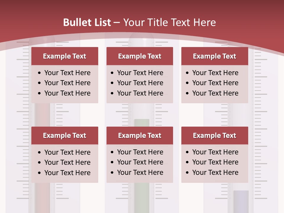 Perfect Cold, Warm, And Hot Thermometers Isolated On White PowerPoint Template