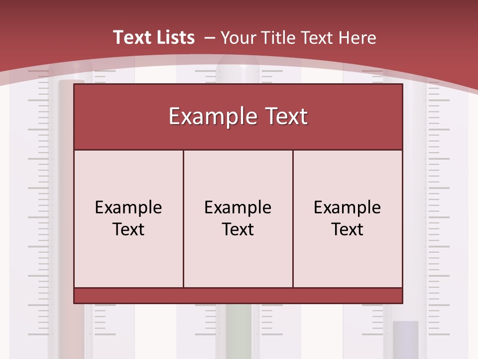 Perfect Cold, Warm, And Hot Thermometers Isolated On White PowerPoint Template