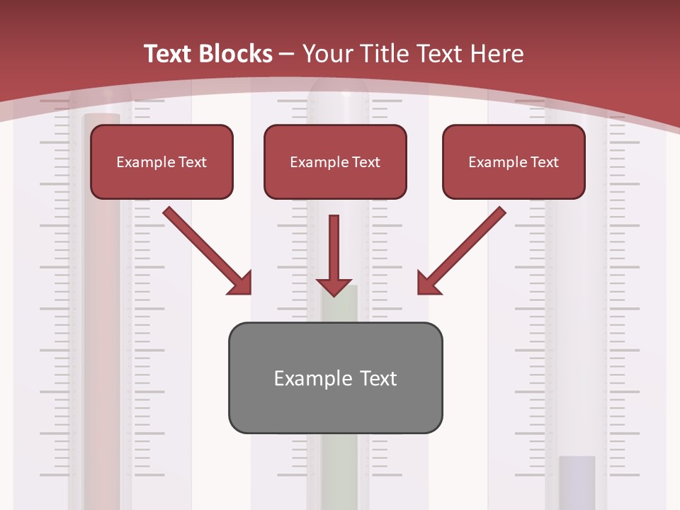 Perfect Cold, Warm, And Hot Thermometers Isolated On White PowerPoint Template