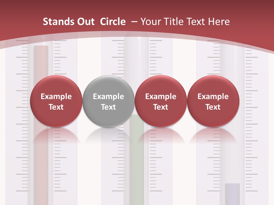 Perfect Cold, Warm, And Hot Thermometers Isolated On White PowerPoint Template