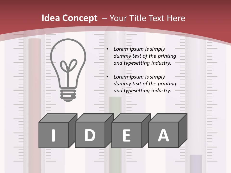 Perfect Cold, Warm, And Hot Thermometers Isolated On White PowerPoint Template