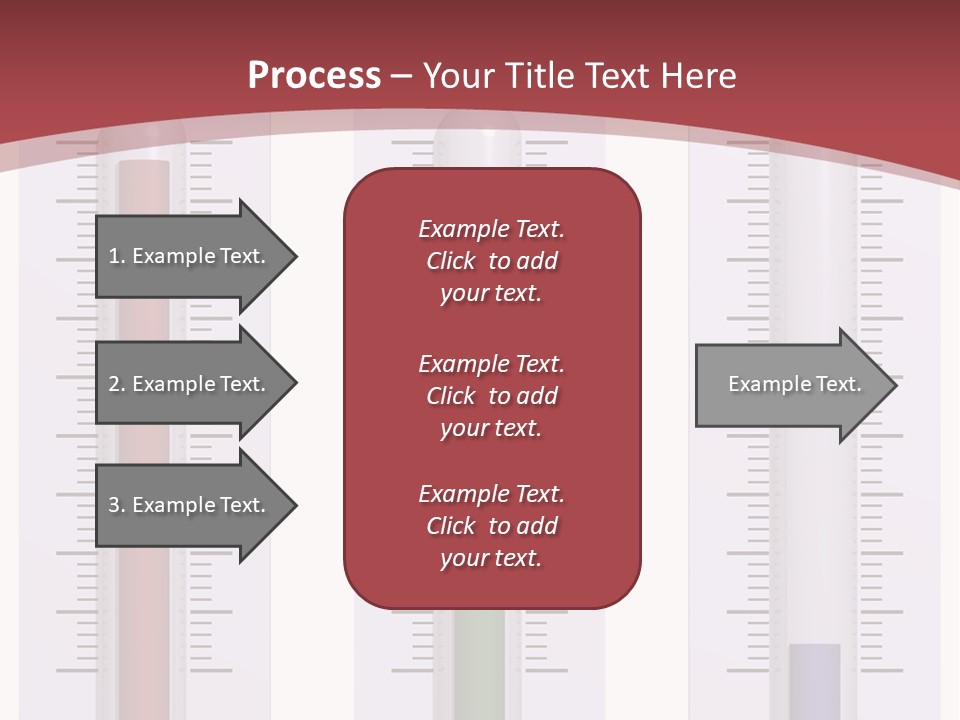 Perfect Cold, Warm, And Hot Thermometers Isolated On White PowerPoint Template