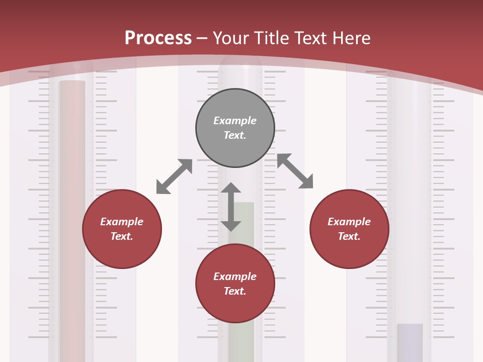 Perfect Cold, Warm, And Hot Thermometers Isolated On White PowerPoint Template