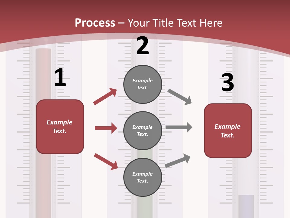 Perfect Cold, Warm, And Hot Thermometers Isolated On White PowerPoint Template