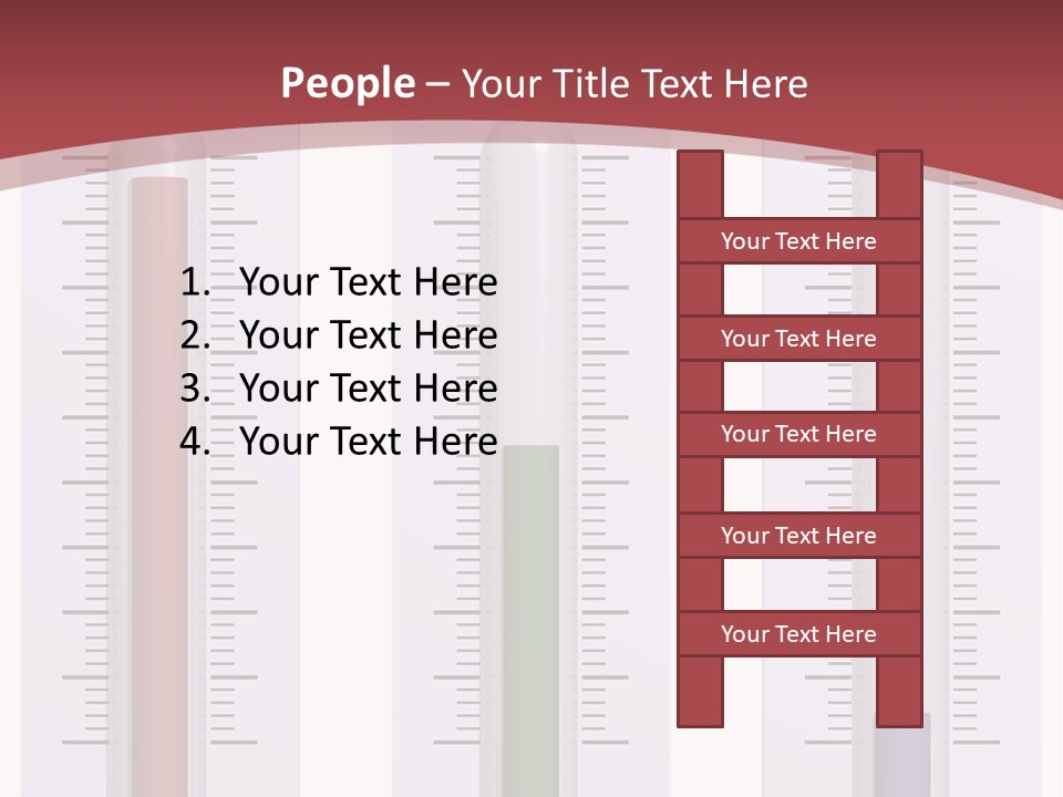 Perfect Cold, Warm, And Hot Thermometers Isolated On White PowerPoint Template