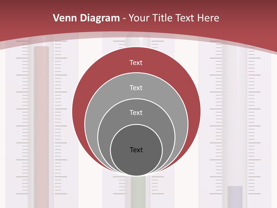 Perfect Cold, Warm, And Hot Thermometers Isolated On White PowerPoint Template