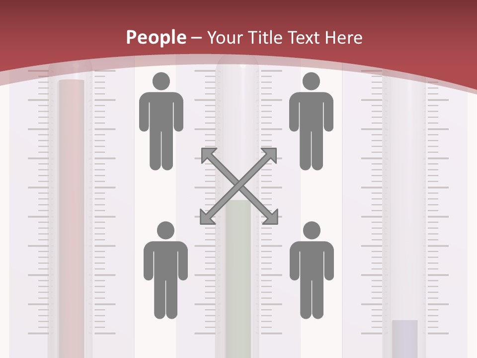 Perfect Cold, Warm, And Hot Thermometers Isolated On White PowerPoint Template