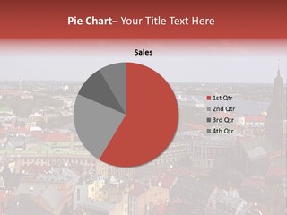 Bird's-Eye View Of Old Town (Riga, Latvia) PowerPoint Template