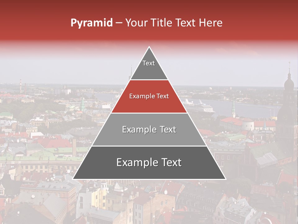 Bird's-Eye View Of Old Town (Riga, Latvia) PowerPoint Template