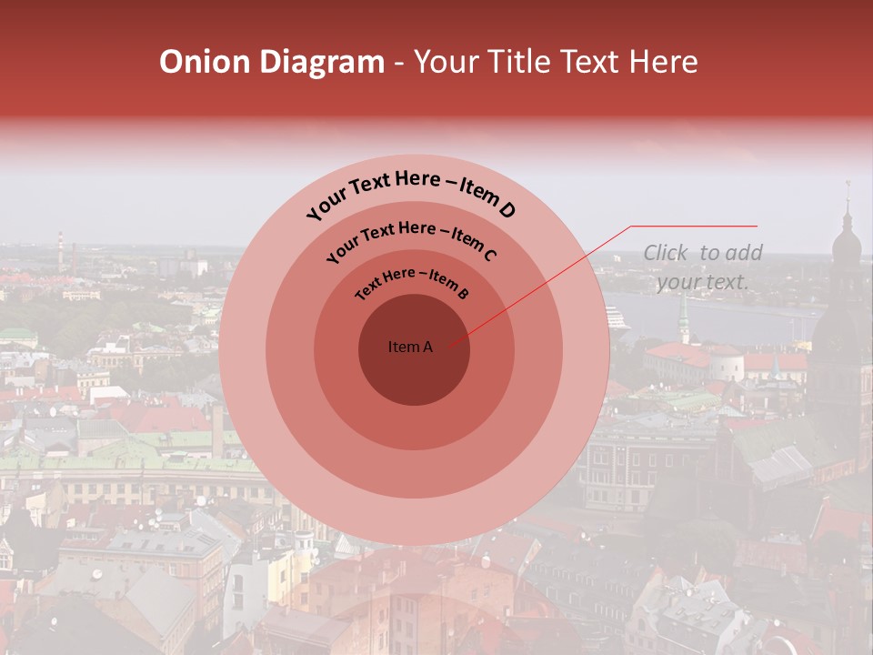 Bird's-Eye View Of Old Town (Riga, Latvia) PowerPoint Template