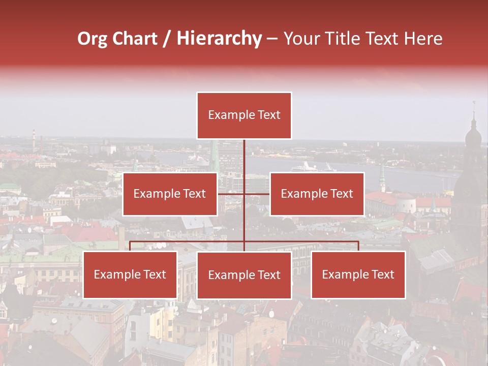 Bird's-Eye View Of Old Town (Riga, Latvia) PowerPoint Template