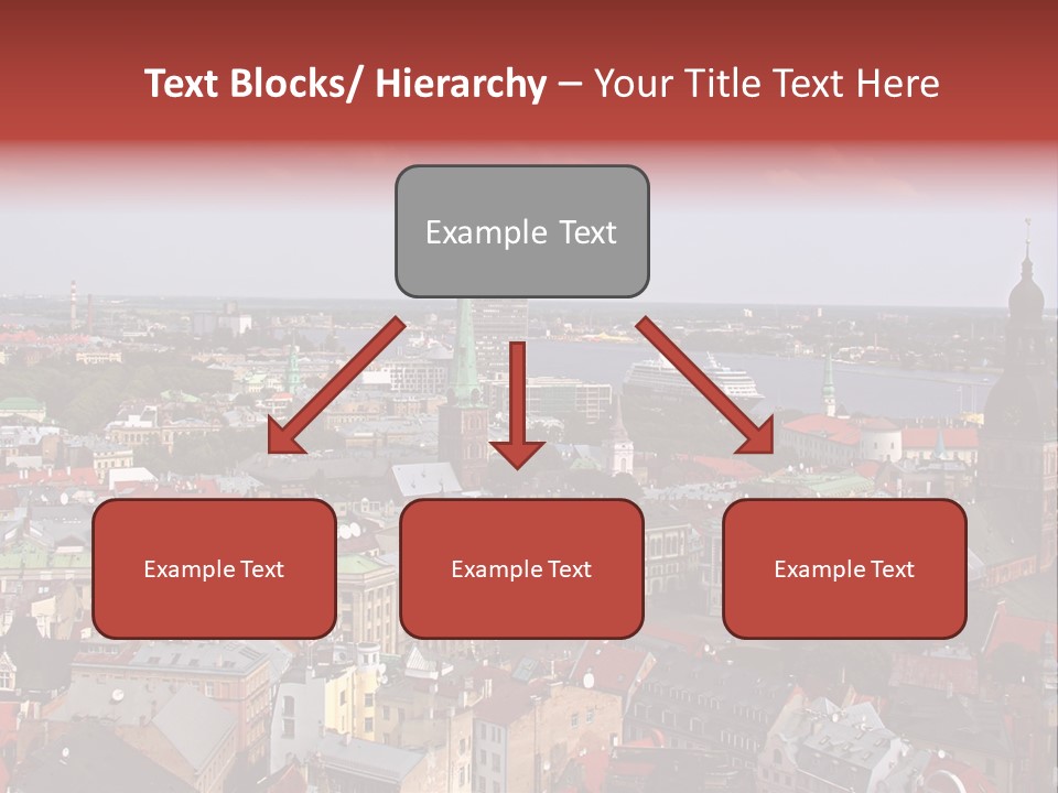 Bird's-Eye View Of Old Town (Riga, Latvia) PowerPoint Template