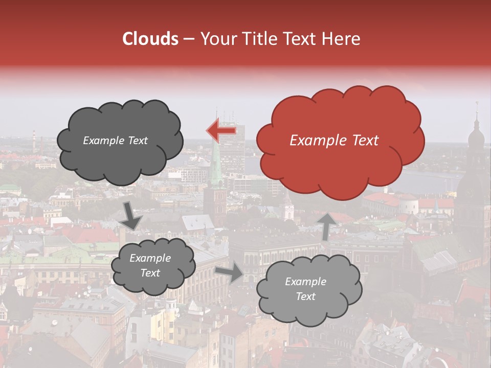 Bird's-Eye View Of Old Town (Riga, Latvia) PowerPoint Template
