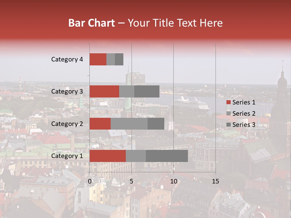 Bird's-Eye View Of Old Town (Riga, Latvia) PowerPoint Template