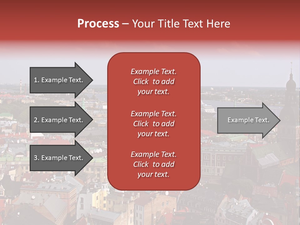 Bird's-Eye View Of Old Town (Riga, Latvia) PowerPoint Template