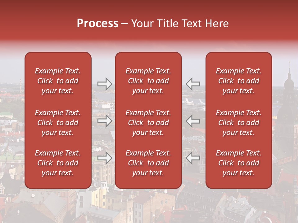 Bird's-Eye View Of Old Town (Riga, Latvia) PowerPoint Template