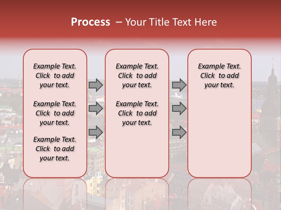 Bird's-Eye View Of Old Town (Riga, Latvia) PowerPoint Template