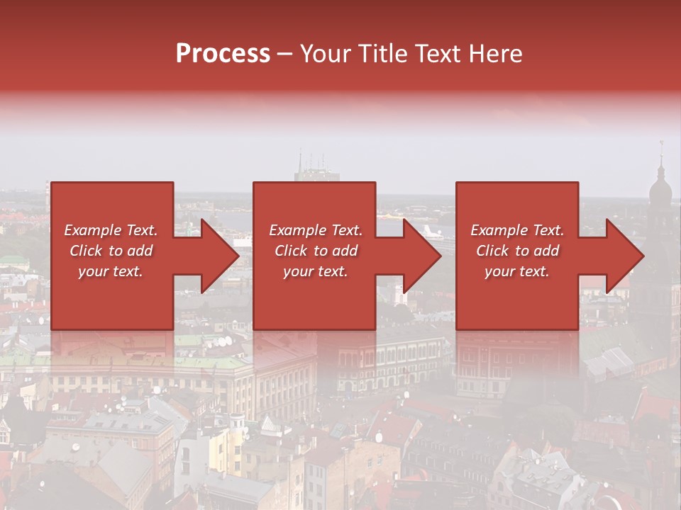 Bird's-Eye View Of Old Town (Riga, Latvia) PowerPoint Template
