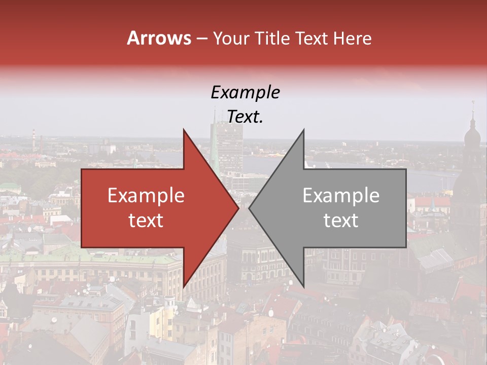 Bird's-Eye View Of Old Town (Riga, Latvia) PowerPoint Template