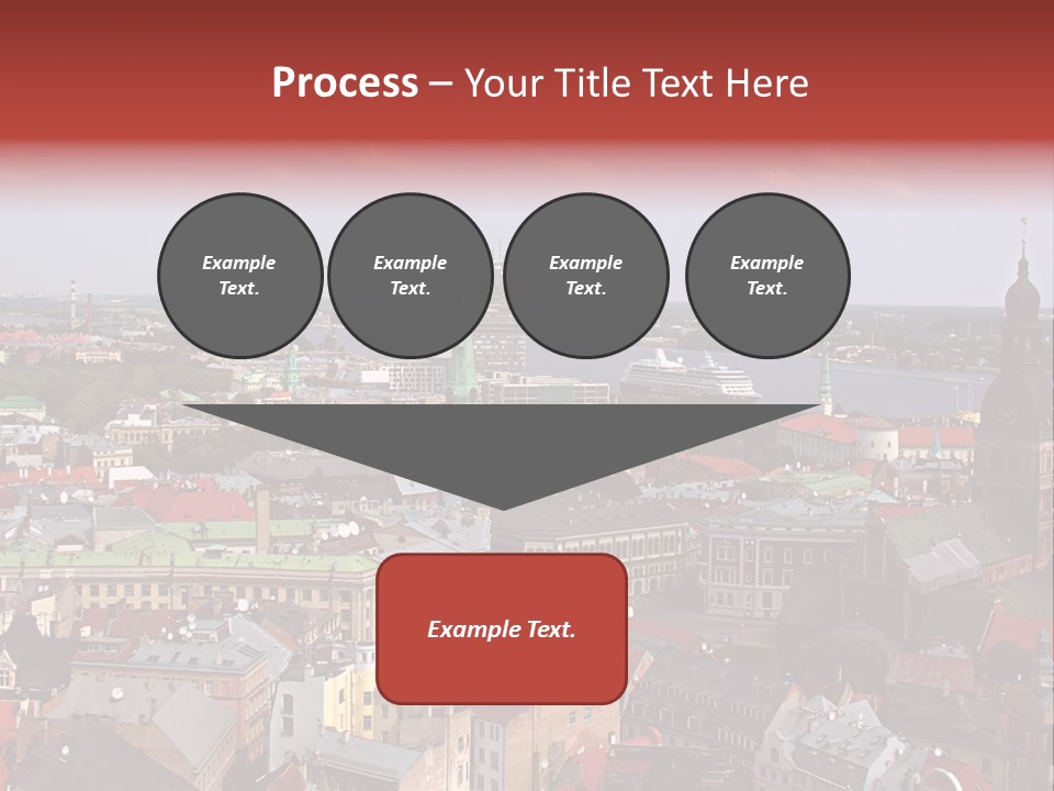 Bird's-Eye View Of Old Town (Riga, Latvia) PowerPoint Template