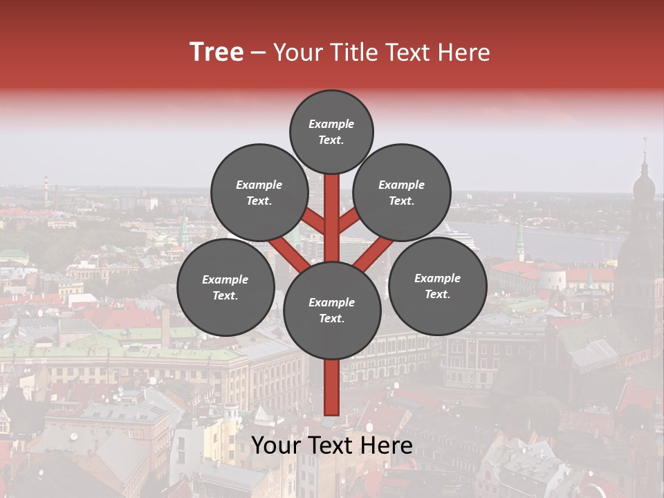 Bird's-Eye View Of Old Town (Riga, Latvia) PowerPoint Template