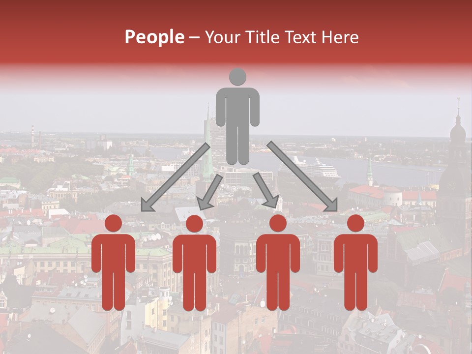 Bird's-Eye View Of Old Town (Riga, Latvia) PowerPoint Template